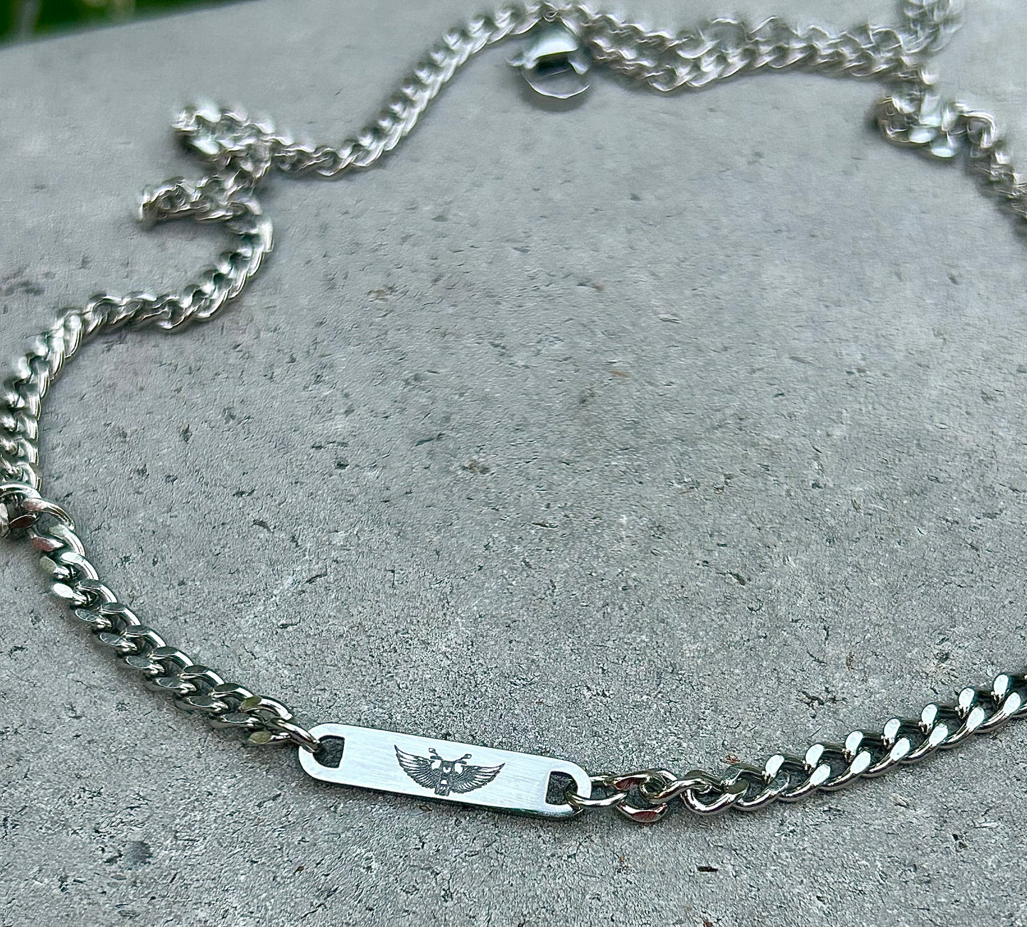 Angle Wings Motorcycle Necklace