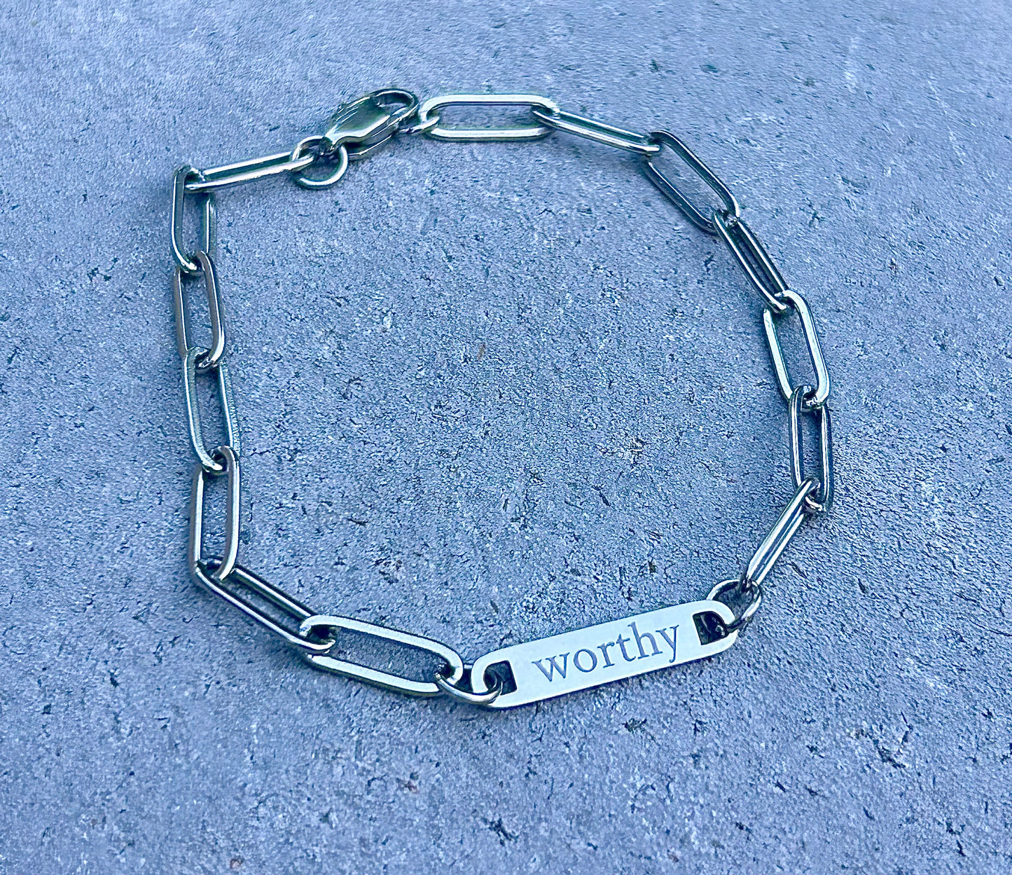 Worthy Paperclip Bracelet - by Kara