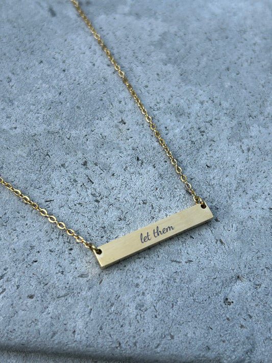 Custom Bar Necklaces