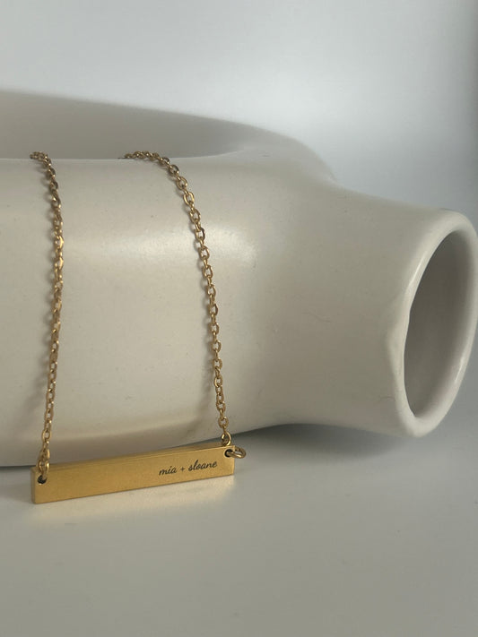 Custom Bar Necklaces