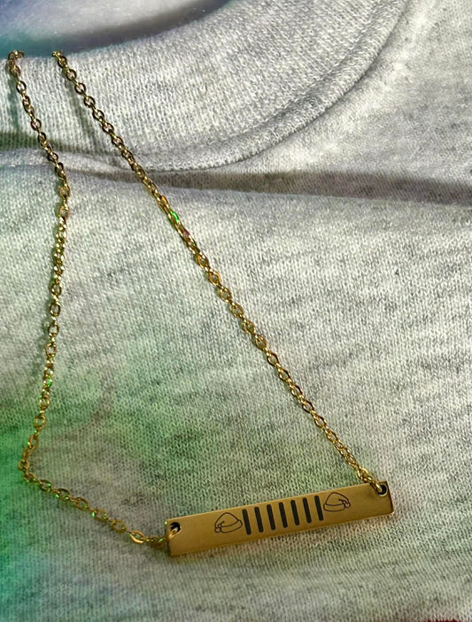 Santa Hat Jeep Grille Necklace