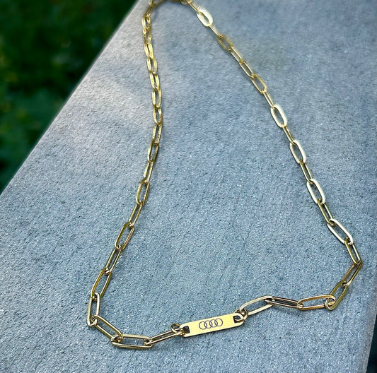 Audi Paperclip Necklace