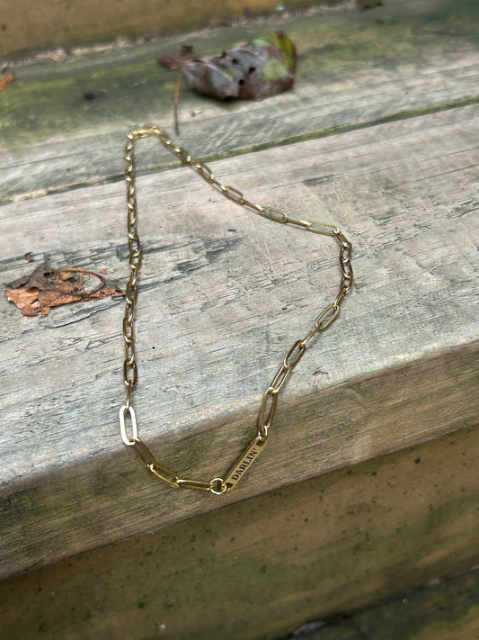 Darlin’ Paperclip Necklace