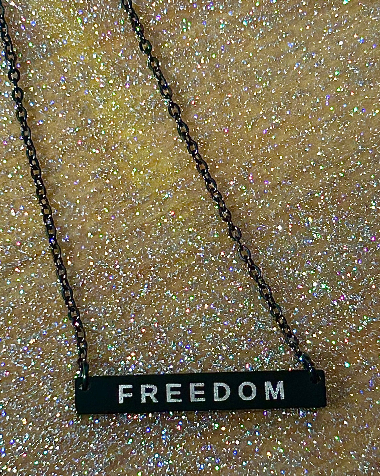 FREEDOM- Charlie Kirk Necklace