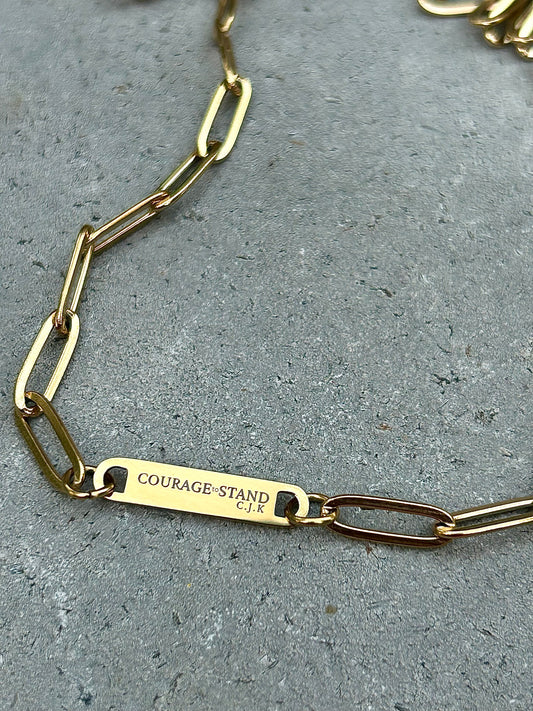 Courage to Stand Paperclip Necklace