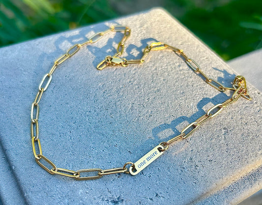 One More Paperclip Necklace - Casey Edition