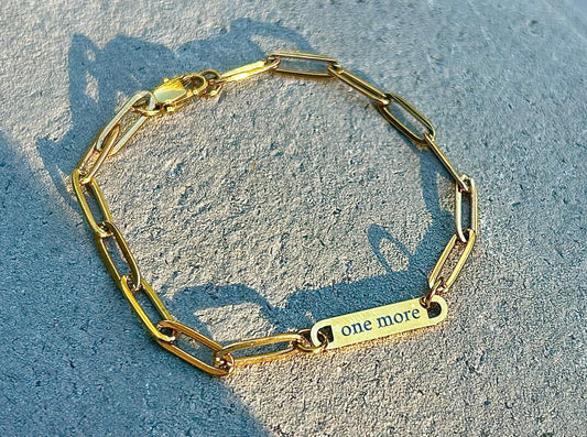 One More Paperclip Bracelet – Casey Edition