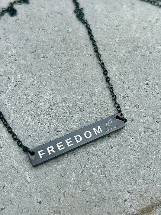 FREEDOM- Charlie Kirk Necklace
