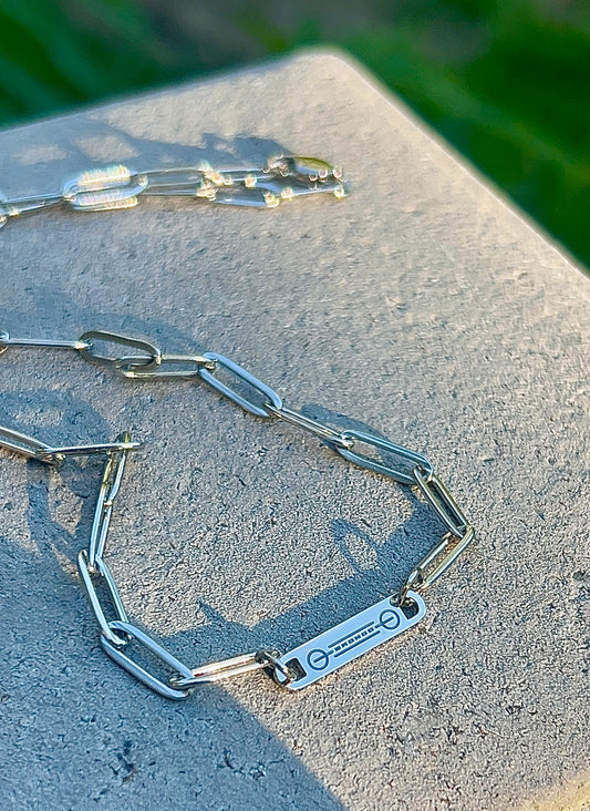 Bronco Paperclip Necklace