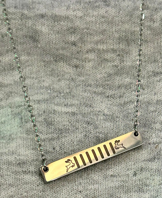 Reindeer Jeep Grille Necklace