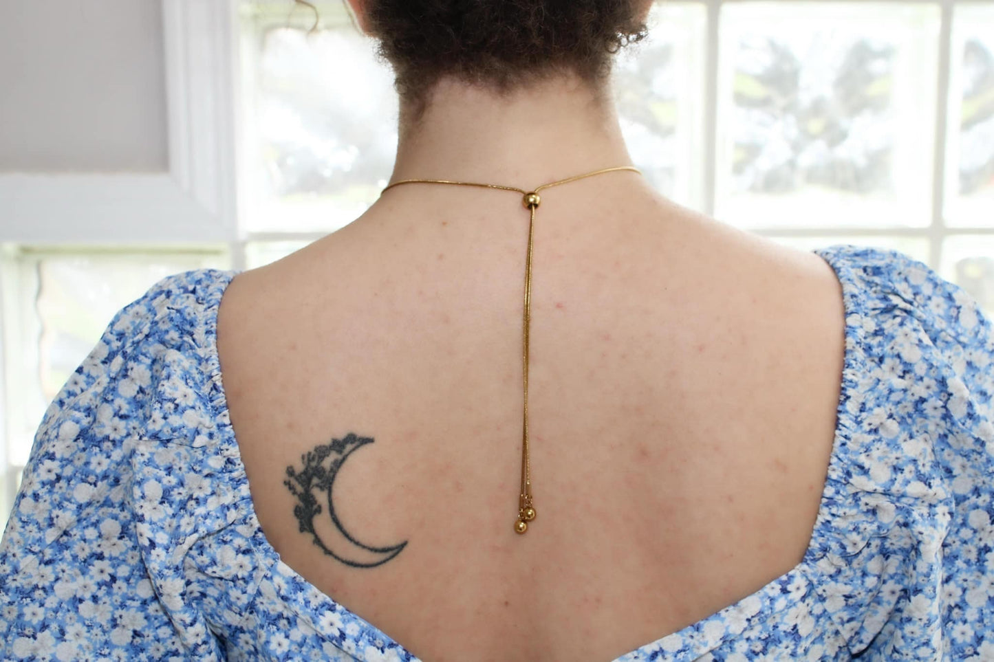 Ball Charm Necklace - 18K Gold